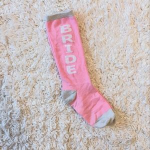 Bride calf length socks